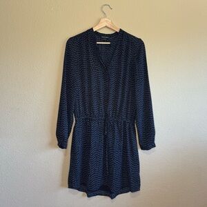 Hilary Radley dress womens medium button down dress blue